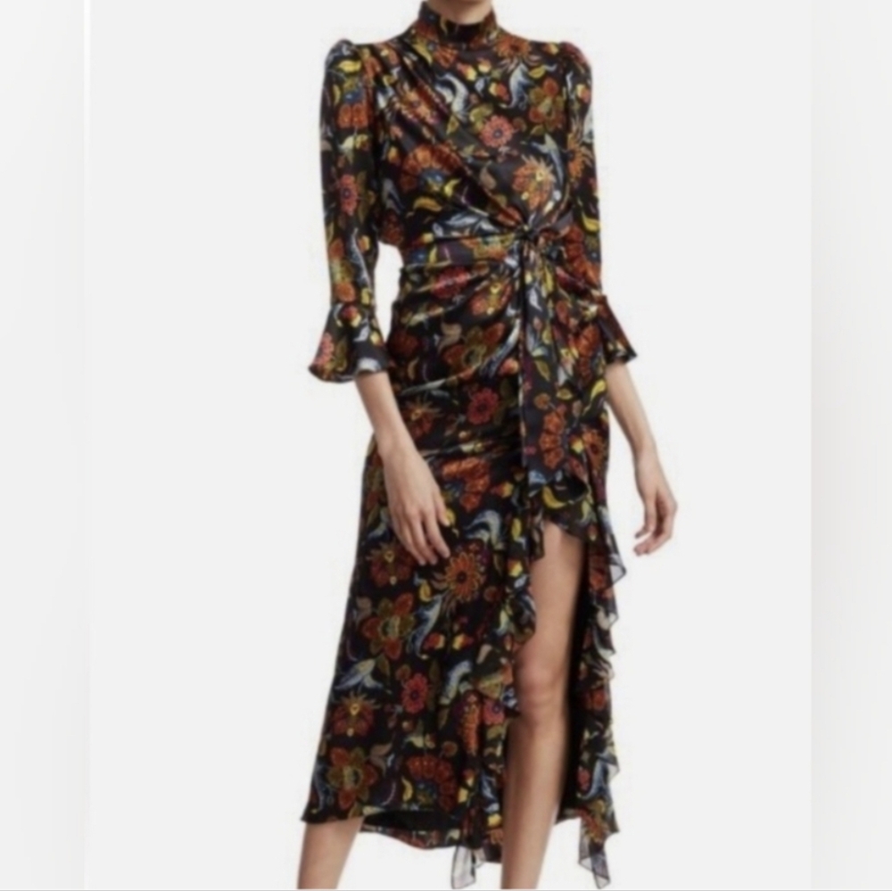 cinq a sept Juliana Silk Dress